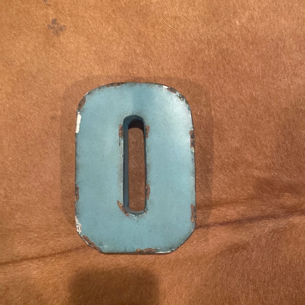 Turquoise “O” Wall Art